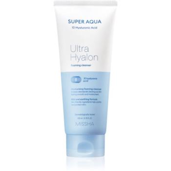 Missha Super Aqua 10 Hyaluronic Acid hidratáló tisztító hab 200 ml kép