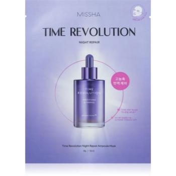 Missha Time Revolution Night Repair Ampoule ráncok elleni gézmaszk 30 g kép