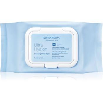 Missha Ultra Hyalon Sminkeltávolító kendők hialuronsavval 30 db kép