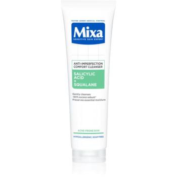 Mixa Anti-Imperfection Comfort Cleanser tisztító gél az arcbőrre a pattanásos bőr hibáira 150 ml kép