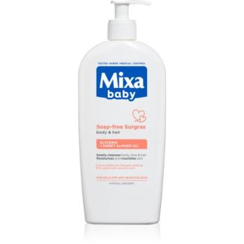 Mixa Baby tusfürdő gél és sampon 2 in 1 gyermekeknek 400 ml kép