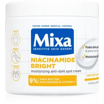 Mixa Niacinamide Bright intenzíven hidratáló krém a sötét foltok ellen 400 ml kép