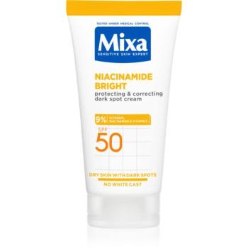 Mixa Niacinamide Bright korrekciós krém a sötét foltok ellen SPF 50 50 ml kép