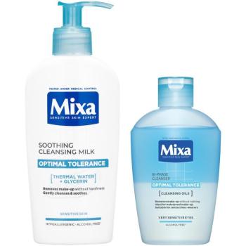 MIXA Optimal Tolerance Bi-Phase Cleanser 125 ml + MIXA Optimal Tolerance Cleansing 200 ml kép