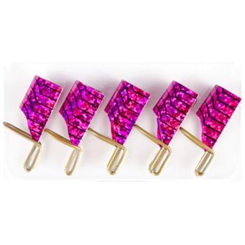 Műköröm Sablon - Teflon Purple (Purple, 5 db) kép