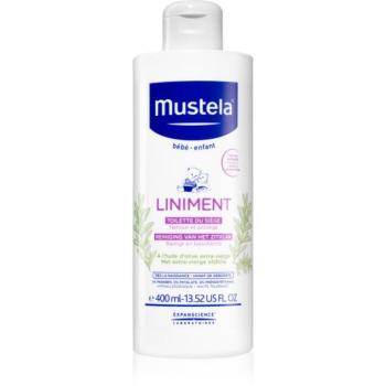 Mustela Bébé Liniment tisztító tej gyermekeknek születéstől kezdődően 400 ml kép