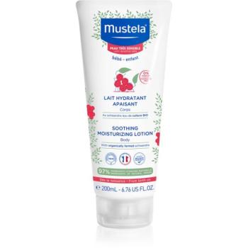 Mustela Bébé nyugtató testápoló tej gyermekeknek születéstől kezdődően 200 ml kép