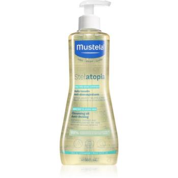 Mustela Bébé Stelatopia babaolaj fürdéshez és masszírozáshoz az atópiás bőrre 500 ml kép