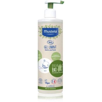 Mustela BIO tisztító gél testre és hajra gyermekeknek születéstől kezdődően 400 ml kép
