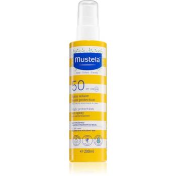Mustela Family High Protection Sun Spray védő napozótej spray formában SPF 50+ 200 ml kép