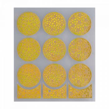 Nail Stencil 03 Gold () kép