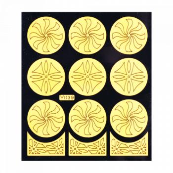 Nail Stencil Y39 () kép