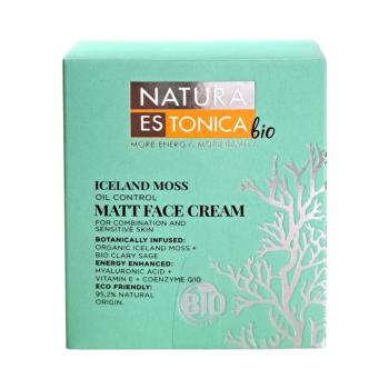 Natura Estonica mattító arckrém izlandi zuzmóval – 50 ml kép