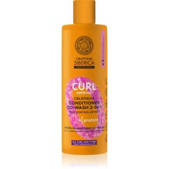 Natura Siberica Oblepikha Siberica Curl Control Kondícionáló vékony könnyen szálló és kócos hajra göndör hajra 400 ml kép