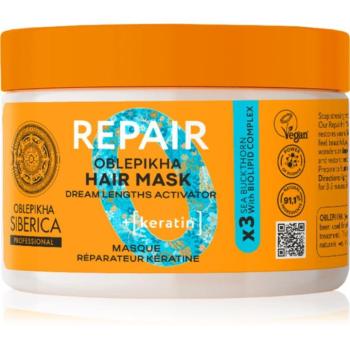 Natura Siberica Oblepikha Siberica Repair regeneráló maszk száraz és sérült hajra 300 ml kép
