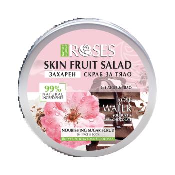 NATURE OF AGIVA FRUIT SALAD 2 az 1-ben cukros peeling joghurttal, rózsavízzel és csokoládéval, 200 ml kép
