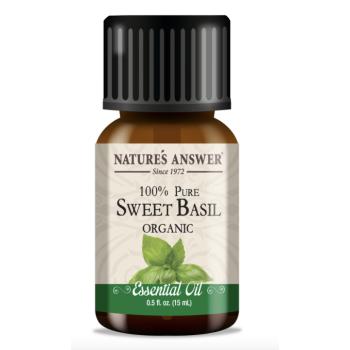 Nature's Answer Édes bazsalikom illóolaj, édes bazsalikom, illóolaj, BIO, 15 ml kép