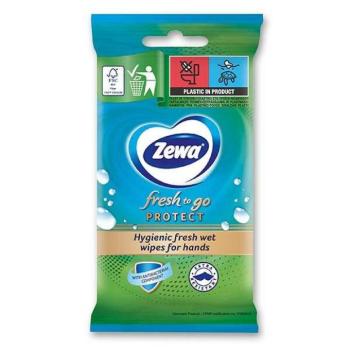 Nedves kéztörlő ZEWA Protect 10 darabos kép
