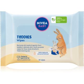 NIVEA BABY Toddies nedves törlőkendők gyermekeknek 57 db kép