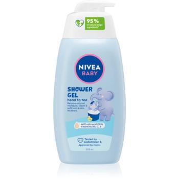 NIVEA BABY tusfürdő gél testre és hajra 500 ml kép