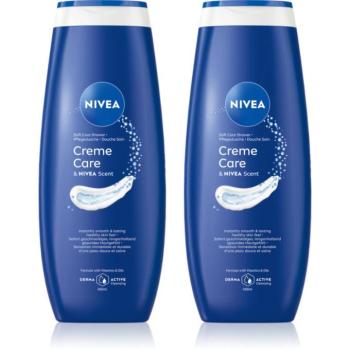 NIVEA Creme Care krémes tusoló gél takarékos kiszerelés 2 x 500 ml kép