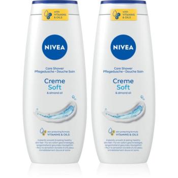 NIVEA Creme Soft ápoló tusoló gél takarékos kiszerelés 2 x 500 ml kép