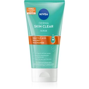 NIVEA Derma Skin Clear arctisztító peeling 150 ml kép