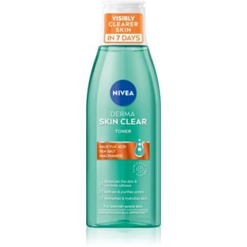 NIVEA Derma Skin Clear tisztító arcvíz 200 ml kép