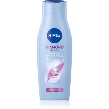 NIVEA Diamond Gloss ápoló sampon a fénytelen fáradt hajra 400 ml kép