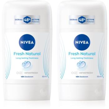 NIVEA Fresh Natural izzadásgátló deo stift takarékos kiszerelés kép