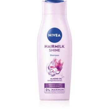 NIVEA Hairmilk Shine ápoló sampon 400 ml kép