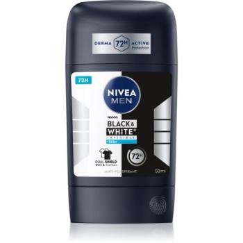 NIVEA MEN Black & White Invisible Fresh izzadásgátló stift uraknak 50 ml kép