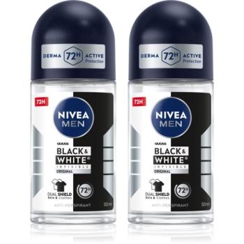 NIVEA MEN Black & White Invisible Original golyós izzadásgátló takarékos kiszerelés kép