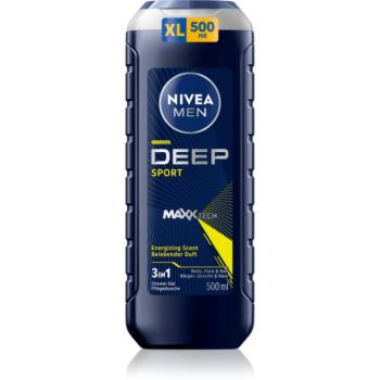NIVEA MEN Deep Sport energizáló tusfürdő gél uraknak 500 ml kép