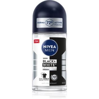 NIVEA MEN Invisible Black & White golyós izzadásgátló uraknak 50 ml kép