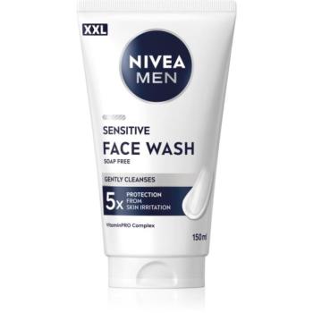 NIVEA MEN Sensitive tisztító gél az érzékeny arcbőrre 150 ml kép