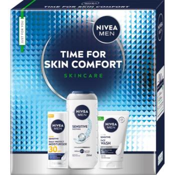 NIVEA MEN Time for Skin Comfort ajándékszett arcra és testre kép