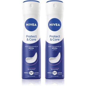 NIVEA Protect & Care izzadásgátló spray takarékos kiszerelés kép