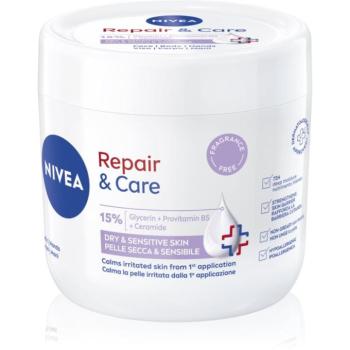 NIVEA Repair & Care Sensitive tápláló regeneráló krém száraz és érzékeny bőrre 400 ml kép