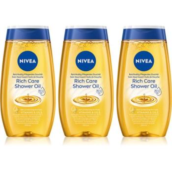 NIVEA Rich Care tusoló olaj száraz bőrre 3 x 200 ml kép