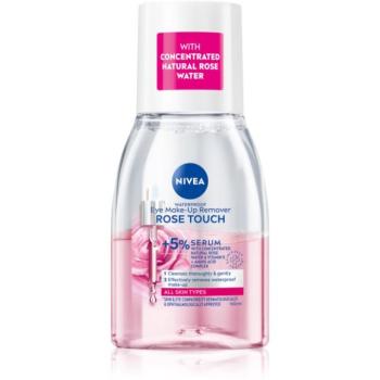 NIVEA Rose Touch kétfázisú sminklemosó szemre 100 ml kép
