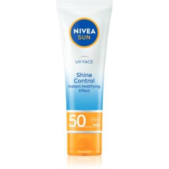 NIVEA SUN UV FACE gyengéd mattító arckrém napozáshoz SPF 50 50 ml kép