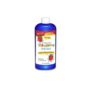 North American Herb & Spice - Gyógynövényes szájvíz gyerekeknek eper ízzel, 240 ml kép