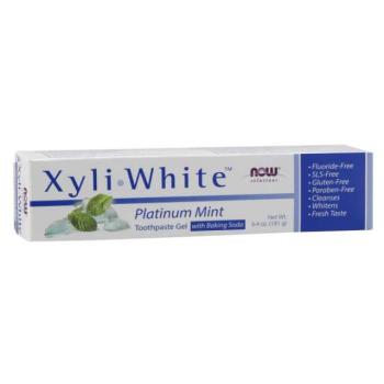 NOW XyliWhite Platinum Mint fogkrém, 181 g kép