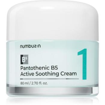 Numbuzin No. 1 Pantothenic B5 Active Soothing Cream nyugtató arckrém hidratáló hatással 80 ml kép