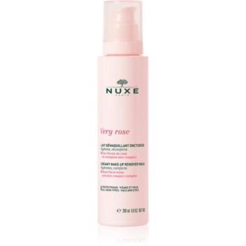 Nuxe Very Rose Creamy Make-up Remover Milk gyengéd sminklemosó tej minden bőrtípusra 200 ml kép