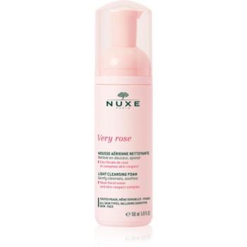 Nuxe Very Rose Light Cleansing Foam finoman tisztító hab minden bőrtípusra 150 ml kép