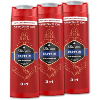OLD SPICE Captain 3in1, 3× 400 ml kép