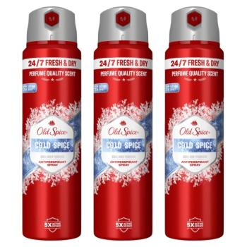 Old Spice Cold Spice Férfi Izzadásgátló Spray 3x150ml kép
