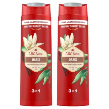 Old Spice Oasis 3in1 férfi Sampon és Tusfürdő 2x400ml kép
